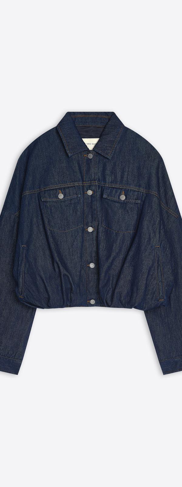 dries van noten Denim blouson INDIGO