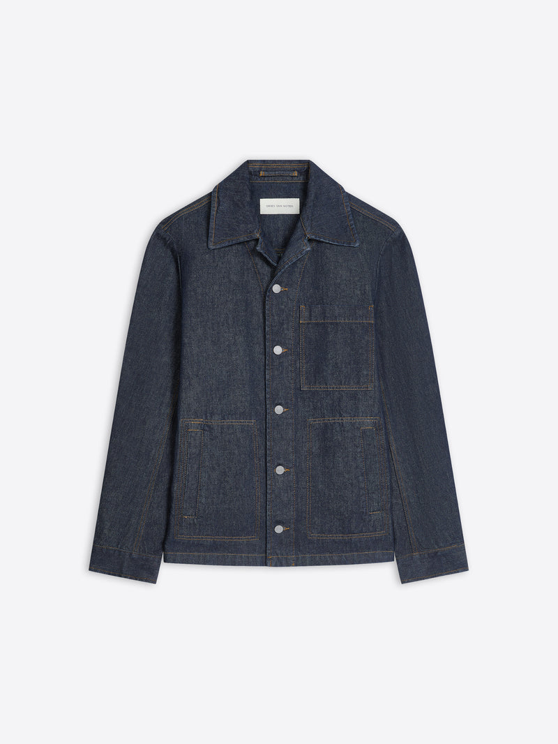 Dries Van Noten Denim Shirt Jacket INDIGO