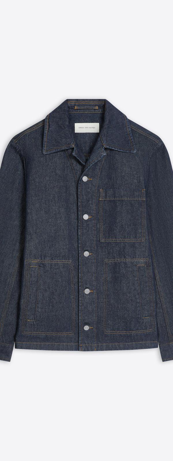 dries van noten Denim shirt jacket INDIGO