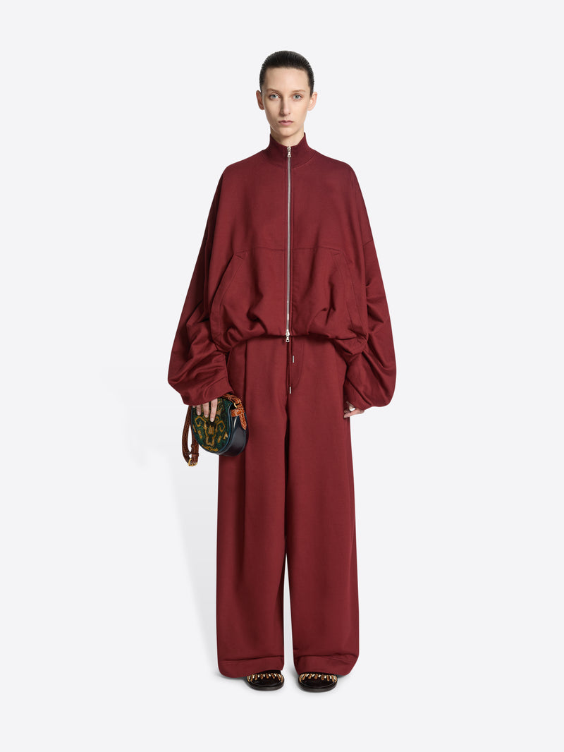 Dries Van Noten Draped Jersey Jacket RUBY