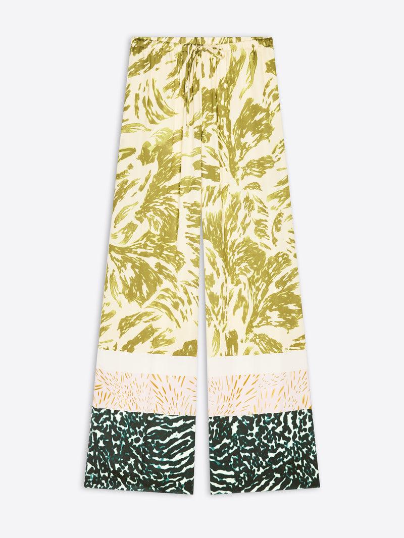 Dries Van Noten Elasticated Pants Khaki