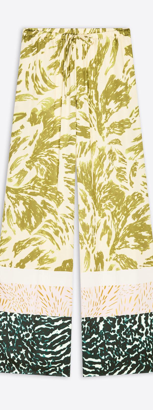 dries van noten Elasticated pants khaki