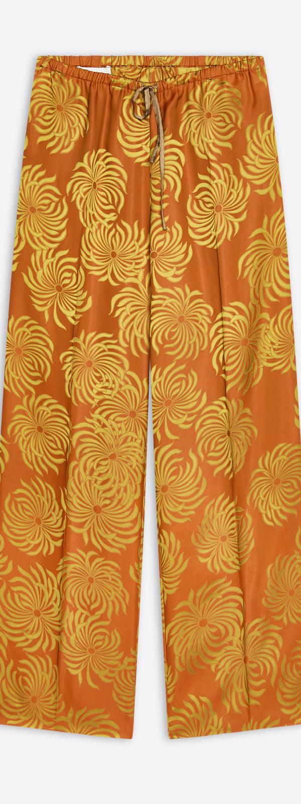 dries van noten Elasticated pants ORANGE
