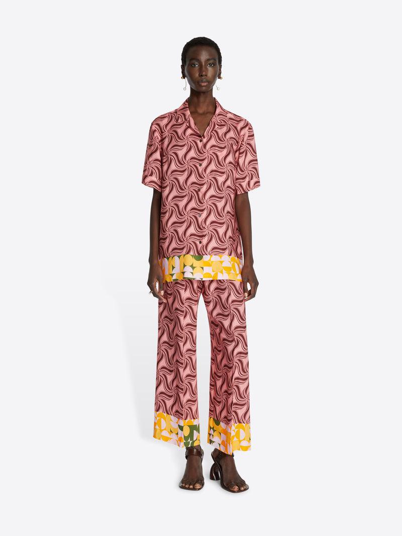 Dries Van Noten Elasticated Pants Pink
