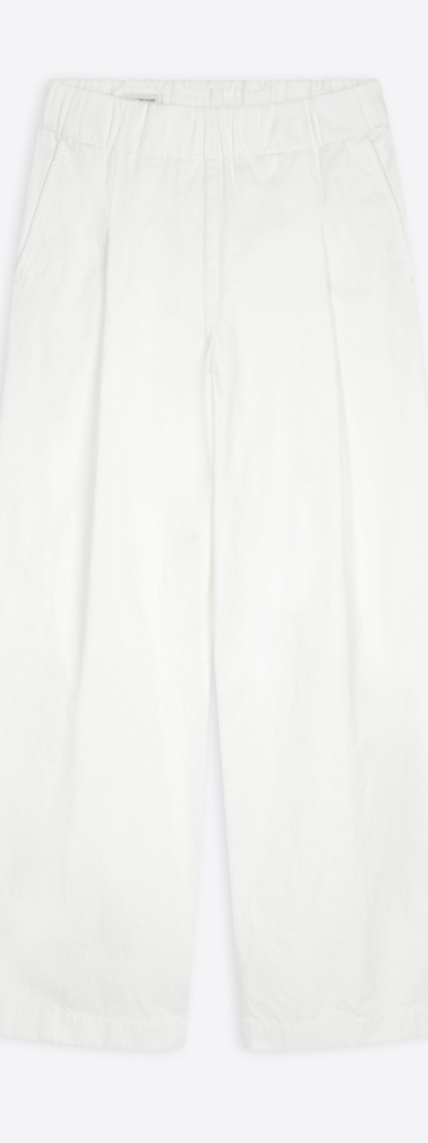 dries van noten Elasticated pants white