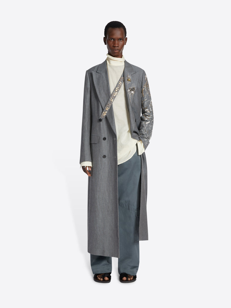 Dries Van Noten Embellished Coat Raf