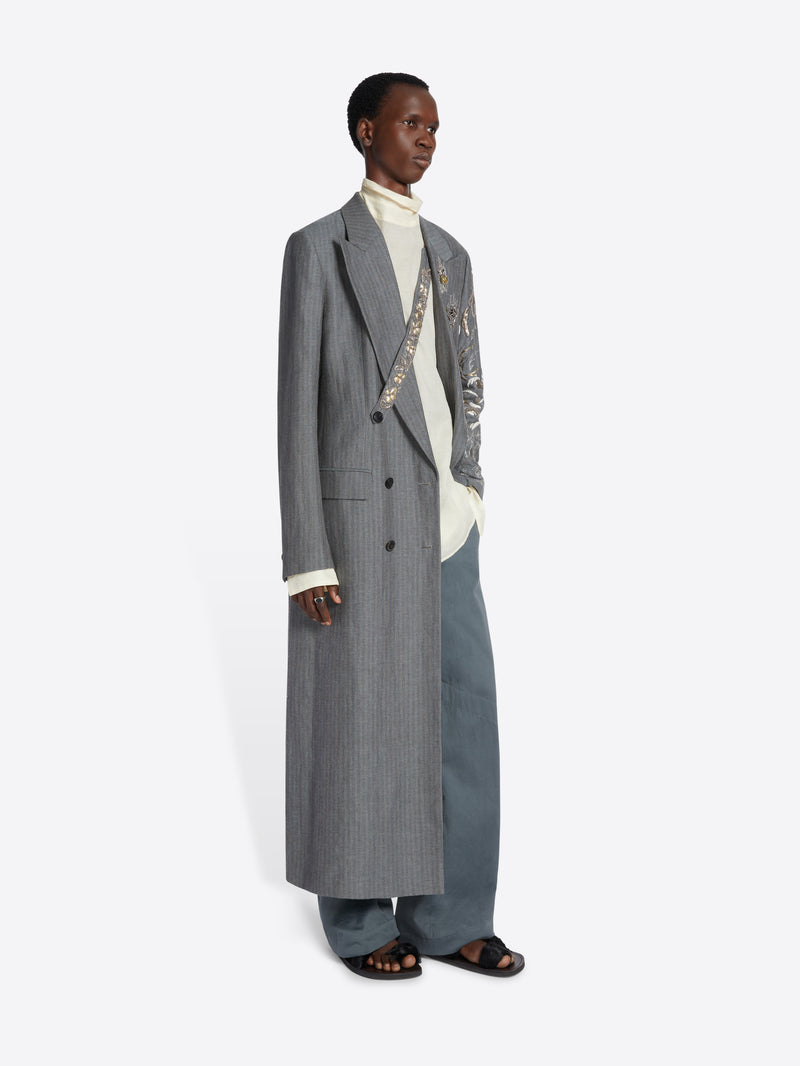 Dries Van Noten Embellished Coat Raf