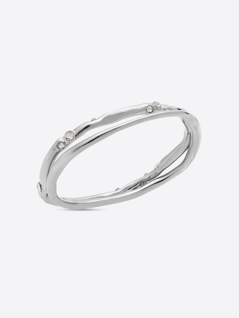 Dries Van Noten Embellished Cuffs Silver