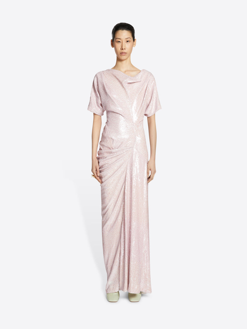 Dries Van Noten Embellished Dress Pink