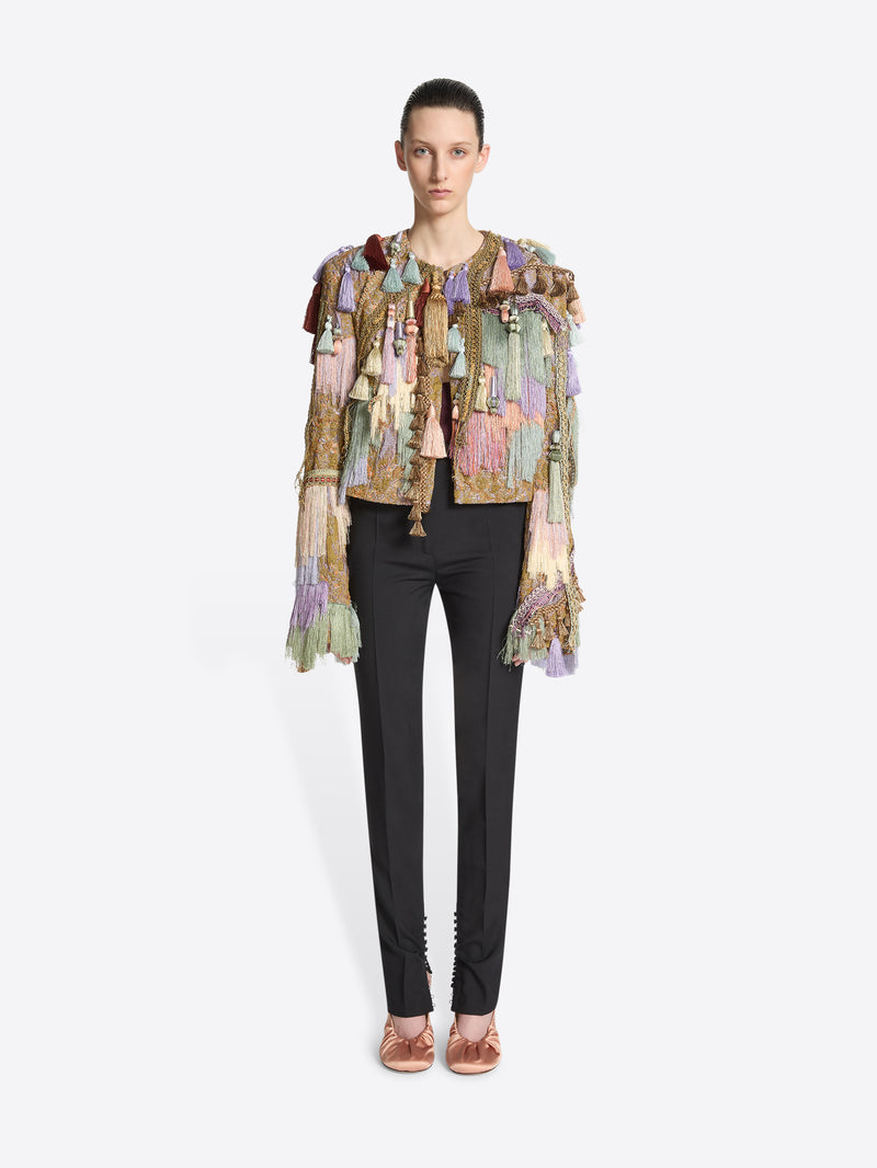 Dries Van Noten Embellished Jacket KHAKI