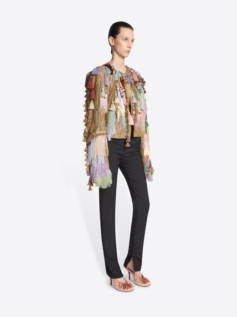 Dries Van Noten Embellished Jacket KHAKI