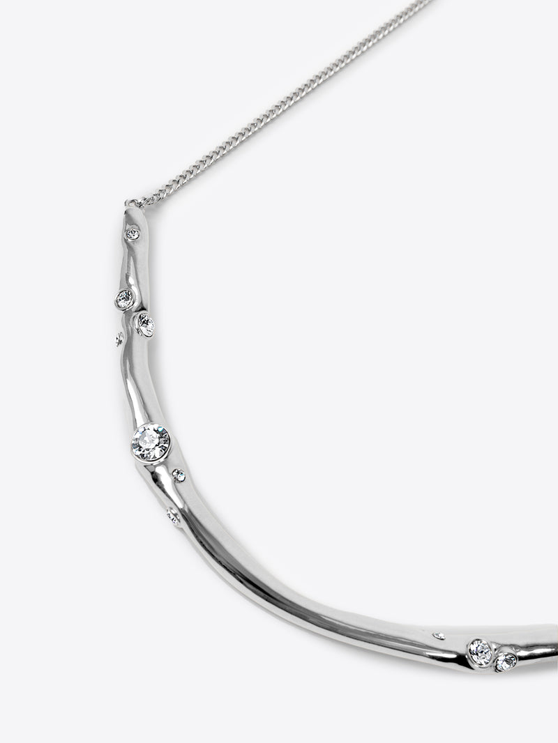 Dries Van Noten Embellished Necklace Silver