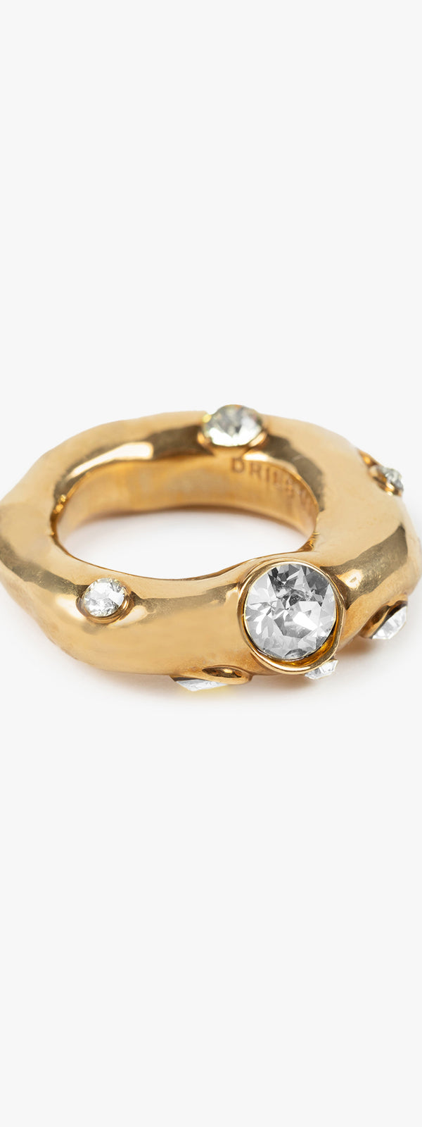 dries van noten Embellished ring gold