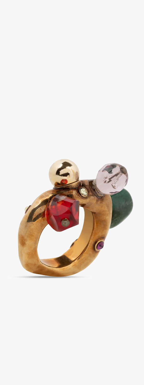 dries van noten Embellished ring multi
