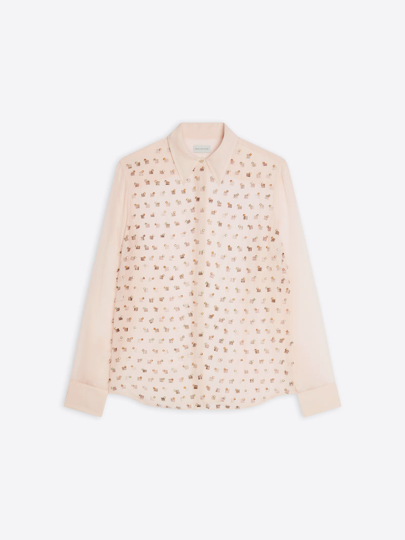 Dries Van Noten Embellished Shirt BLUSH