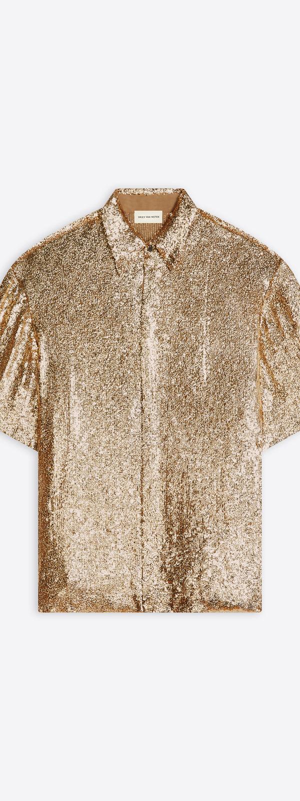 dries van noten Embellished shirt gold