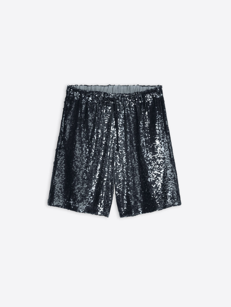 Dries Van Noten Embellished Shorts Navy