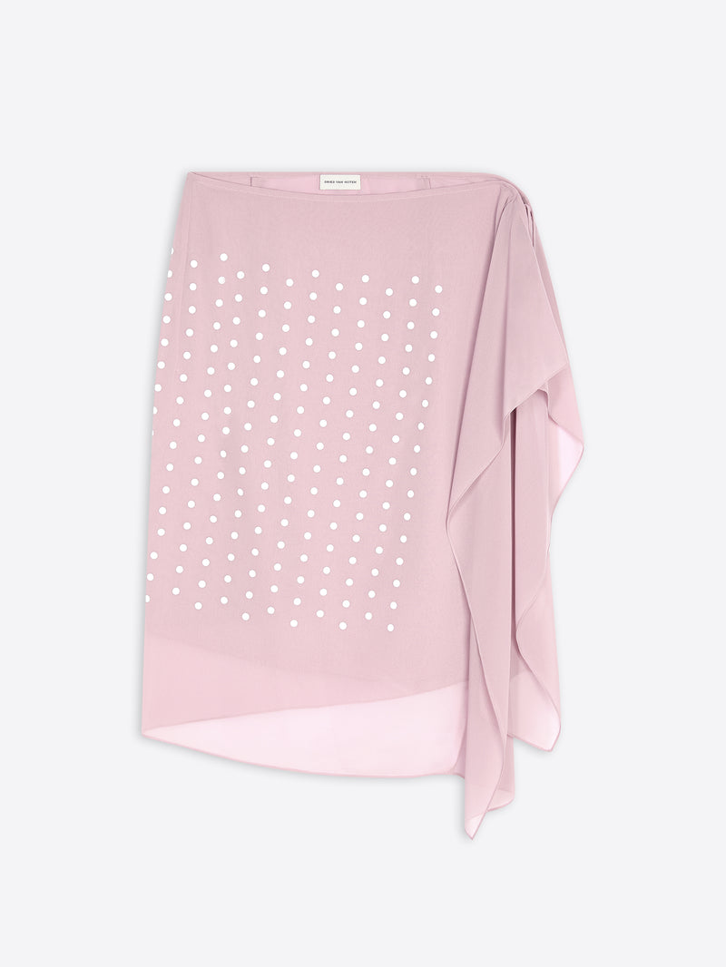 Dries Van Noten Embellished Skirt Lpink