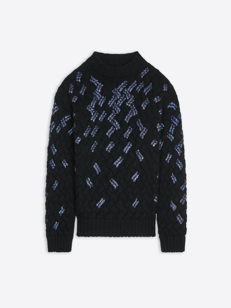 Dries Van Noten Embellished Sweater Black