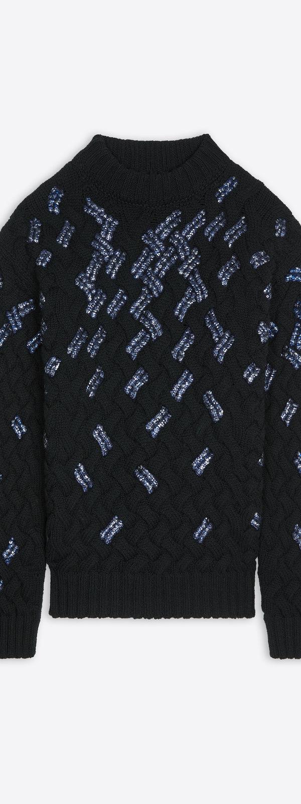 dries van noten Embellished sweater black