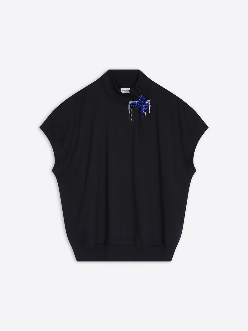 Dries Van Noten Embellished Sweatshirt Black