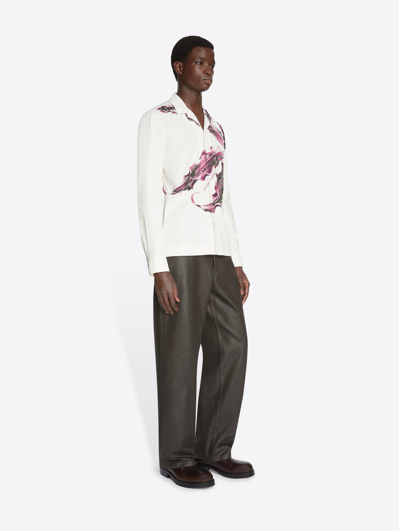Dries Van Noten Embroidered Cotton Shirt AUBER