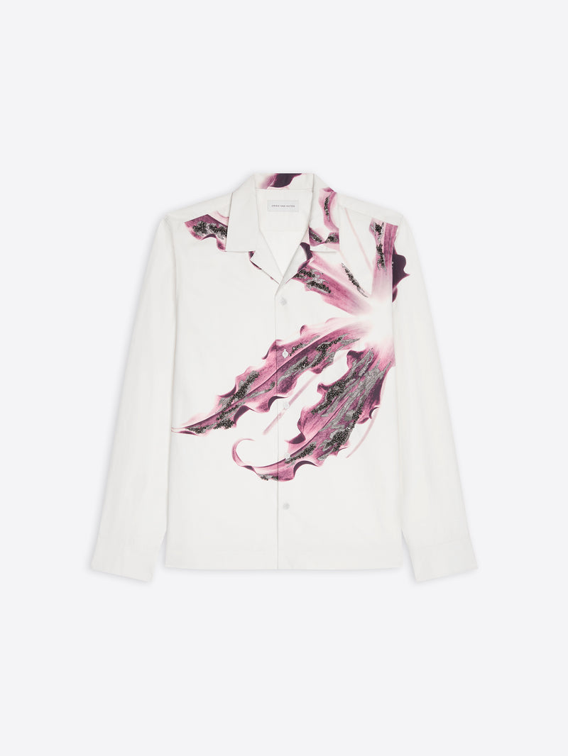 Dries Van Noten Embroidered Cotton Shirt AUBER