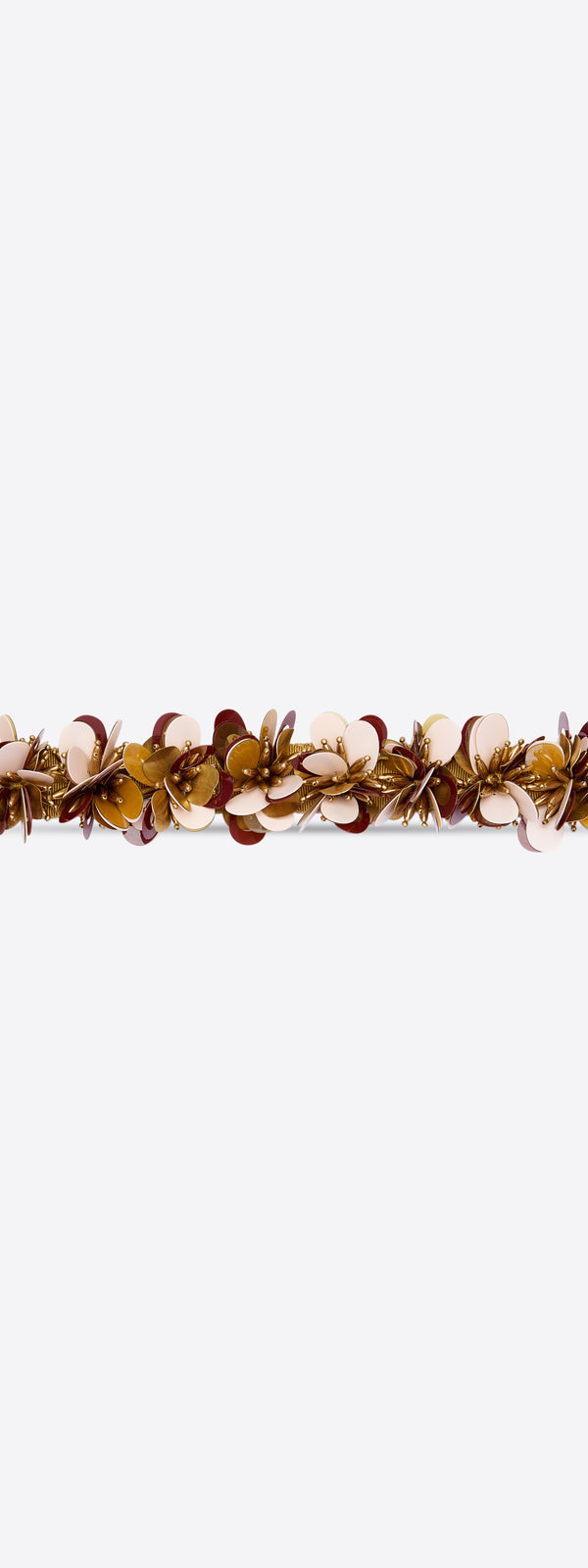 dries van noten Embroidered necklace pink