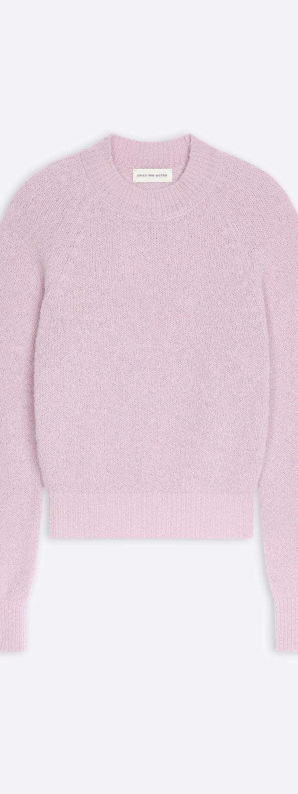 dries van noten Fitted sweater LILAC