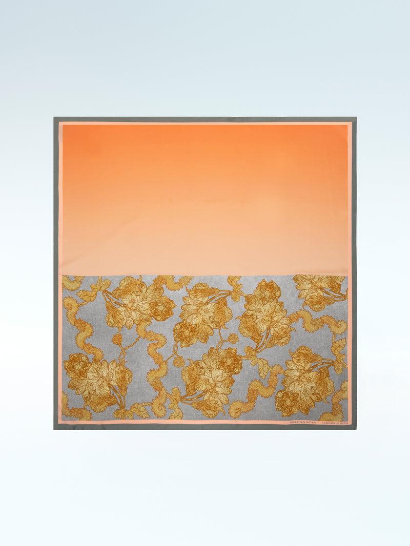 Dries Van Noten Foulard Camomille Satin Dessin K