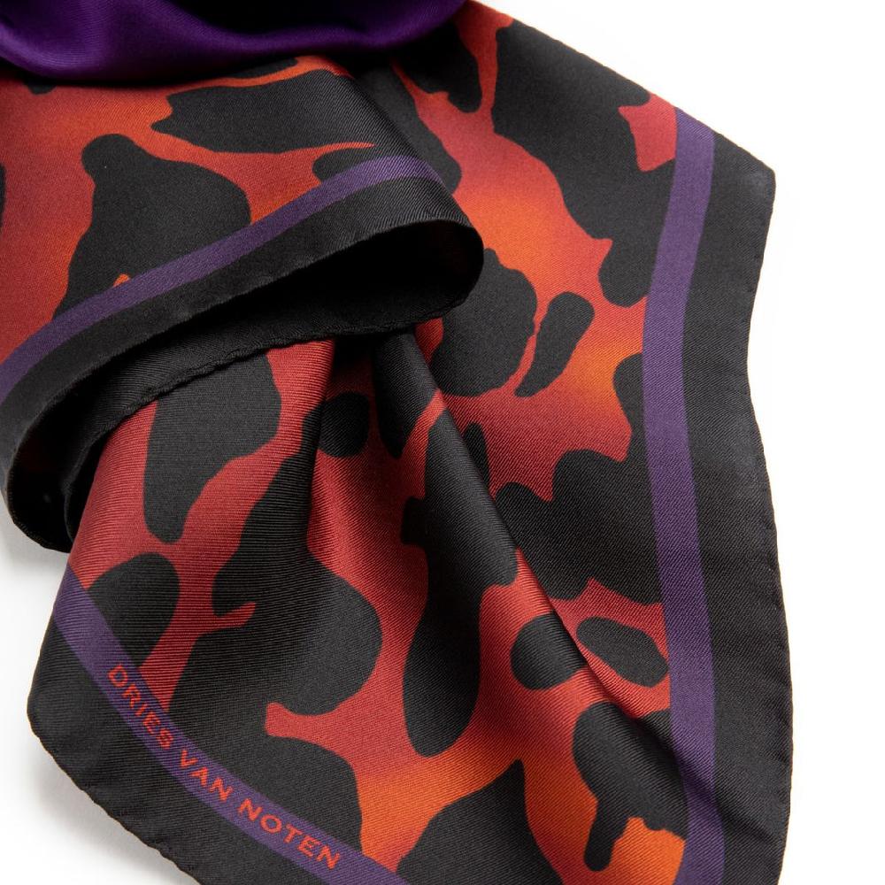 Dries Van Noten Foulard Fleur Du Mal Dessin H