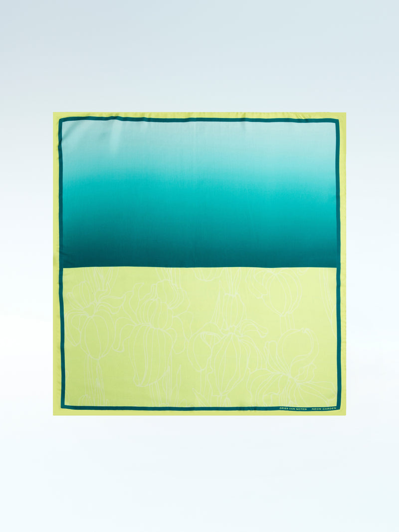 Dries Van Noten Foulard Neon Garden Dessin F