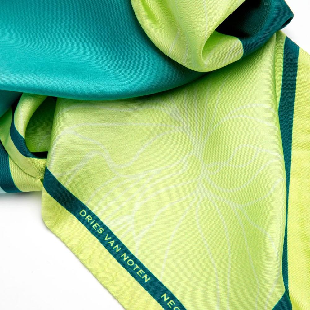 Dries Van Noten Foulard Neon Garden Dessin F