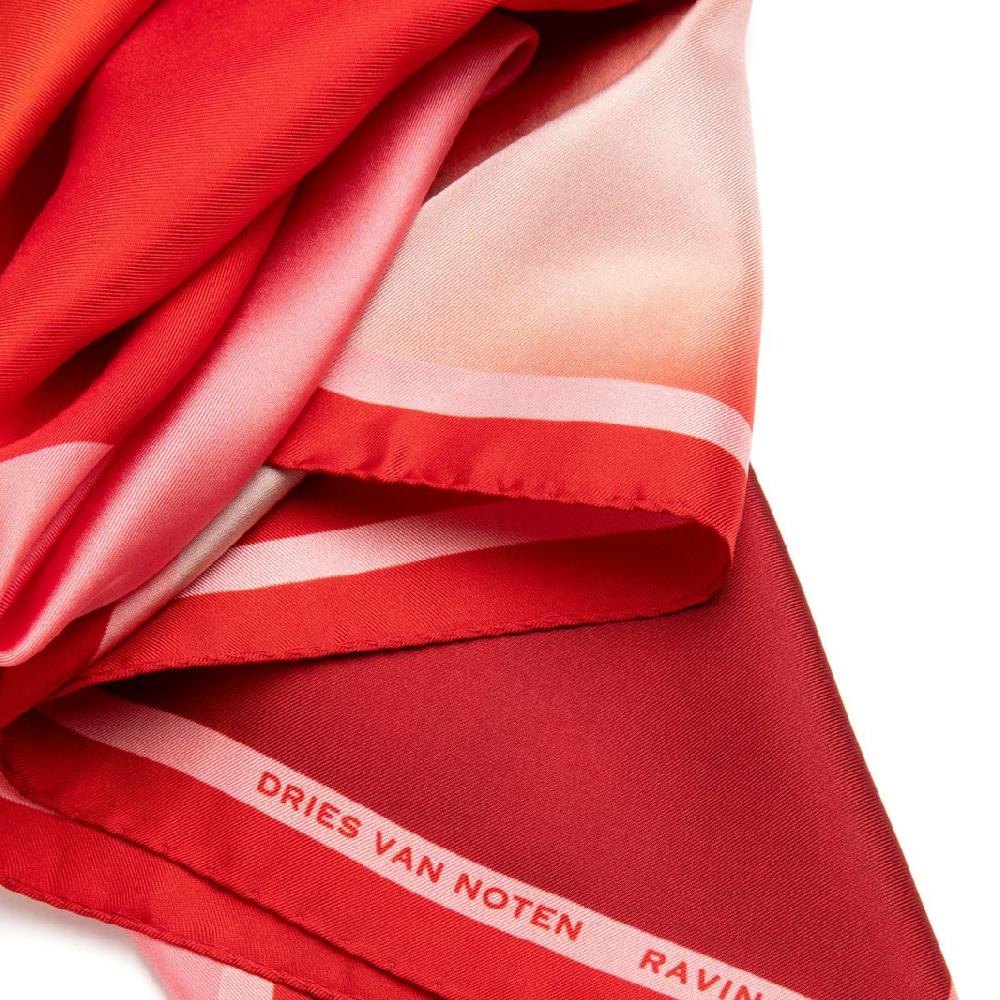 Dries Van Noten Foulard Raving Rose Dessin I