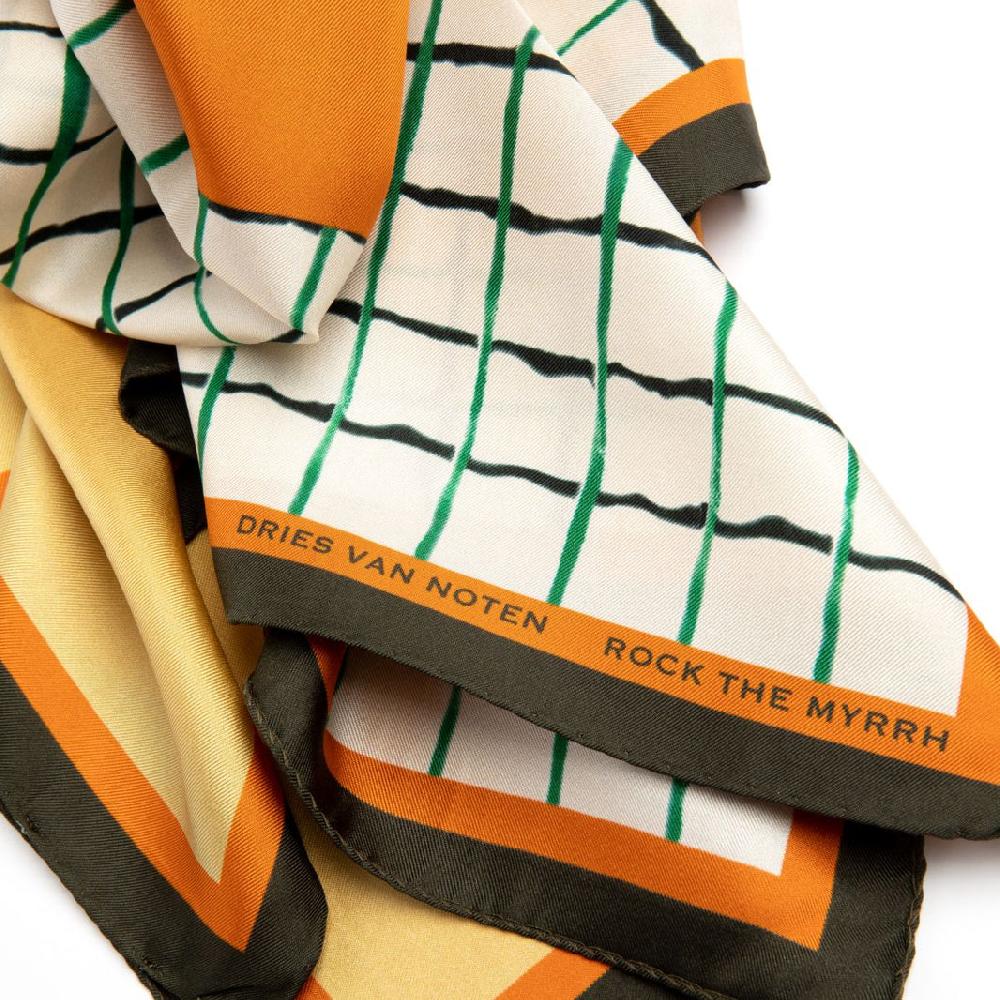 Dries Van Noten Foulard Rock The Myrrh Dessin A