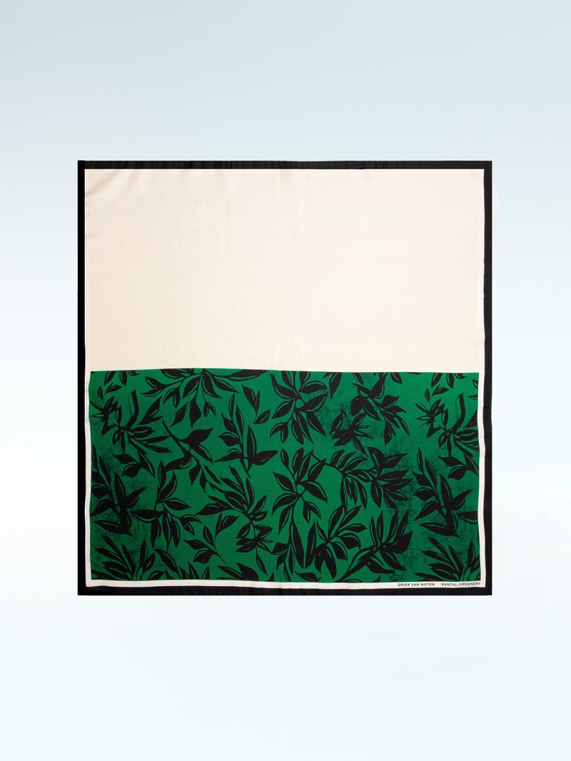 Dries Van Noten Foulard Santal Greenery Dessin E