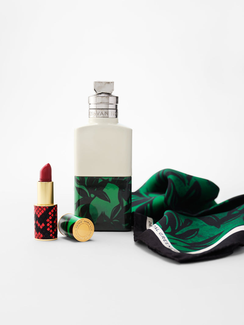 Dries Van Noten Foulard Santal Greenery Dessin E