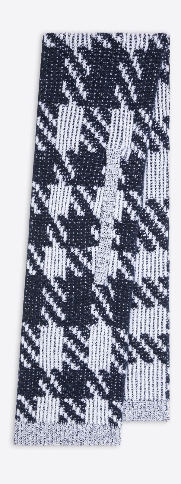 dries van noten Graphic scarf NAVY