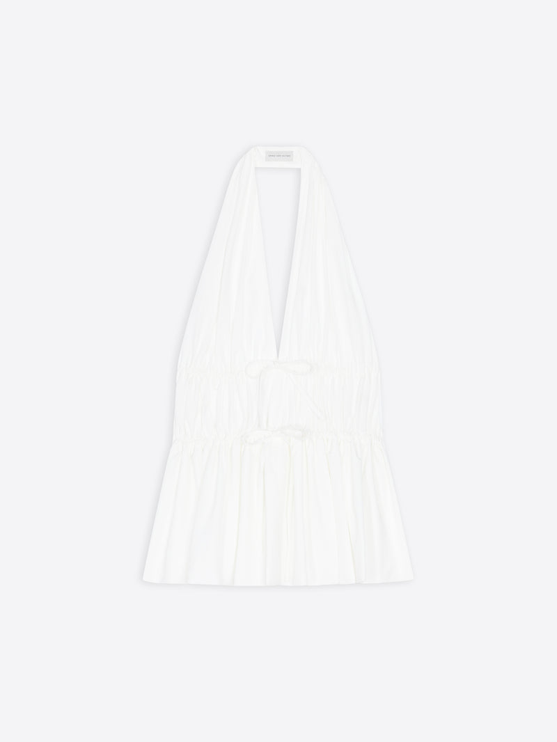 Dries Van Noten Halterneck Top White