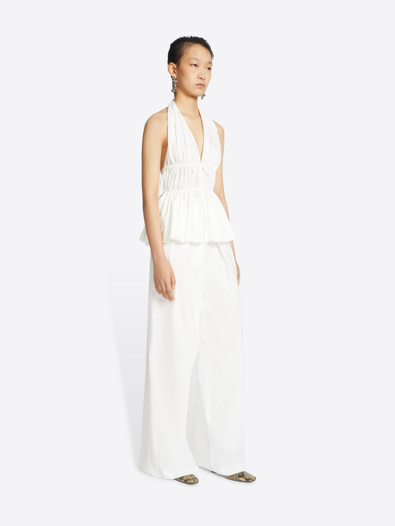 Dries Van Noten Halterneck Top White