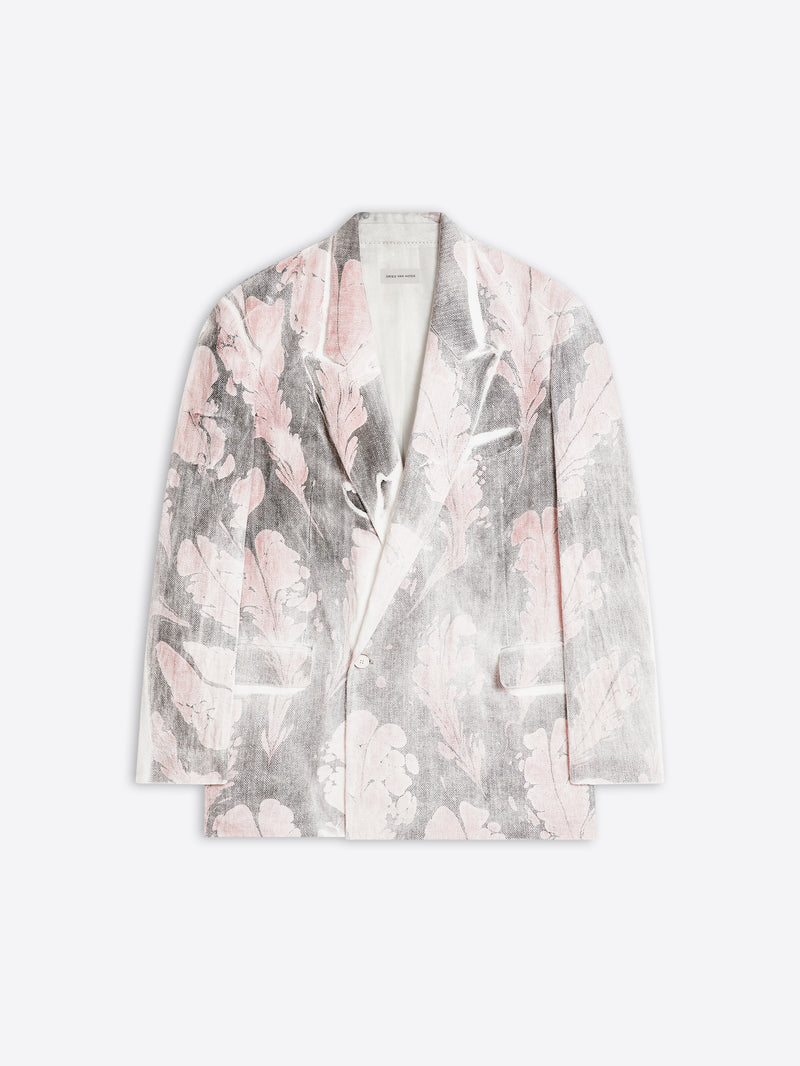 Dries Van Noten Hand Printed Blazer Dessin D