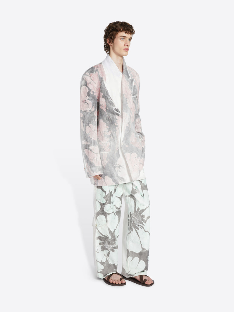 Dries Van Noten Hand Printed Blazer Dessin D