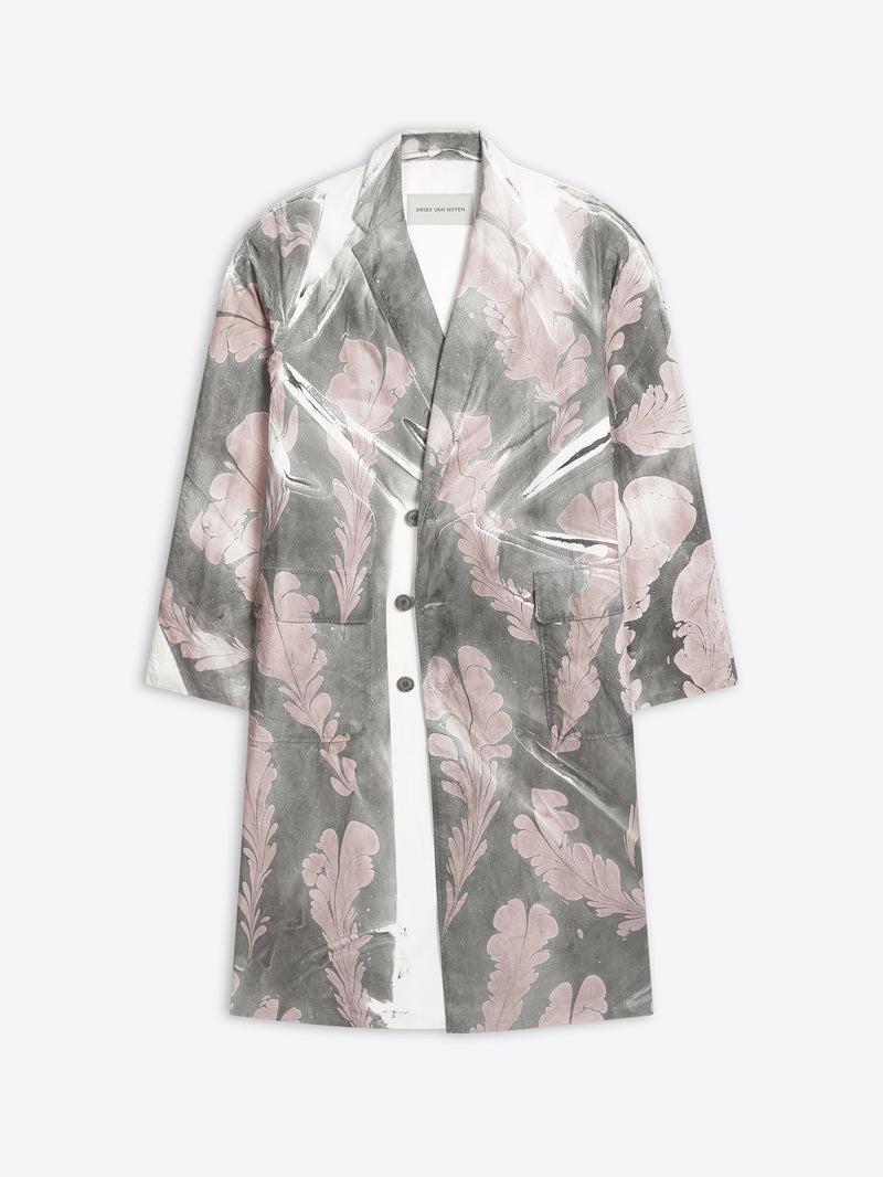 Dries Van Noten Hand Printed Coat Dessin D