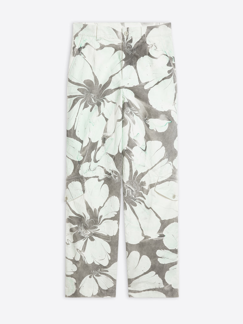 Dries Van Noten Hand Printed Pants Dessin B