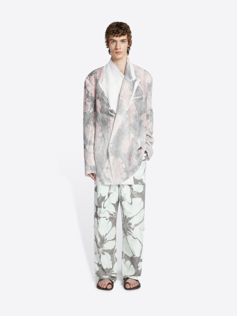 Dries Van Noten Hand Printed Pants Dessin B