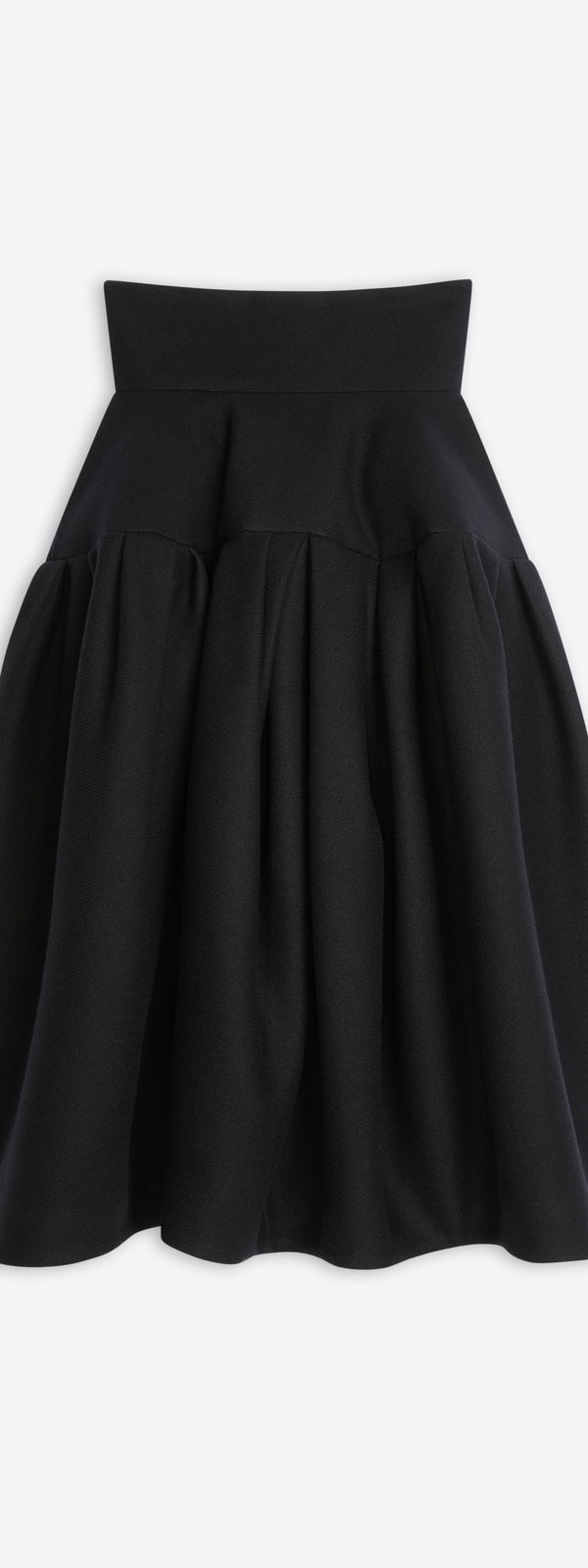dries van noten High waisted skirt BLACK