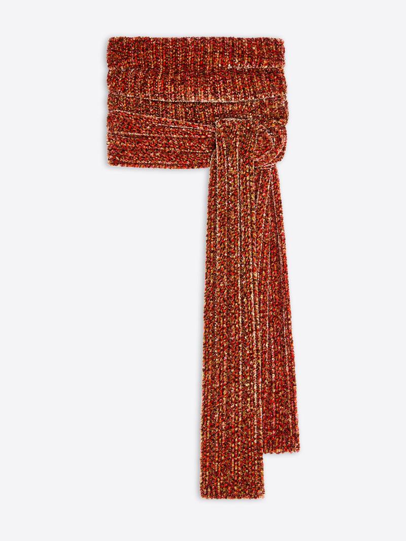 Dries Van Noten Hooded Scarf PEACH