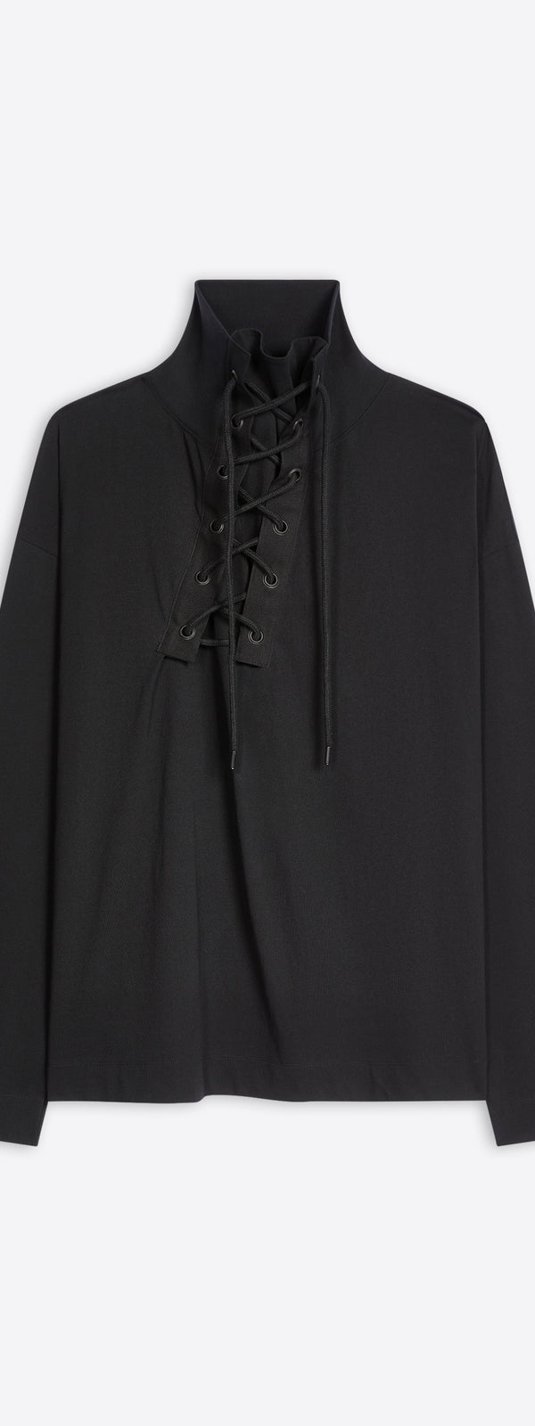 dries van noten Lace collar tee BLACK