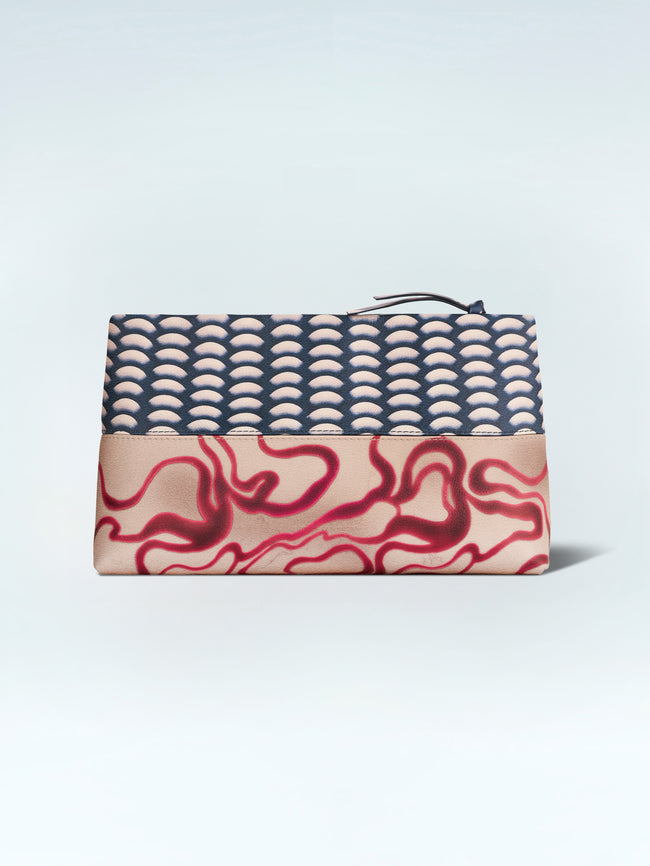 dries van noten Large pochette BLUE