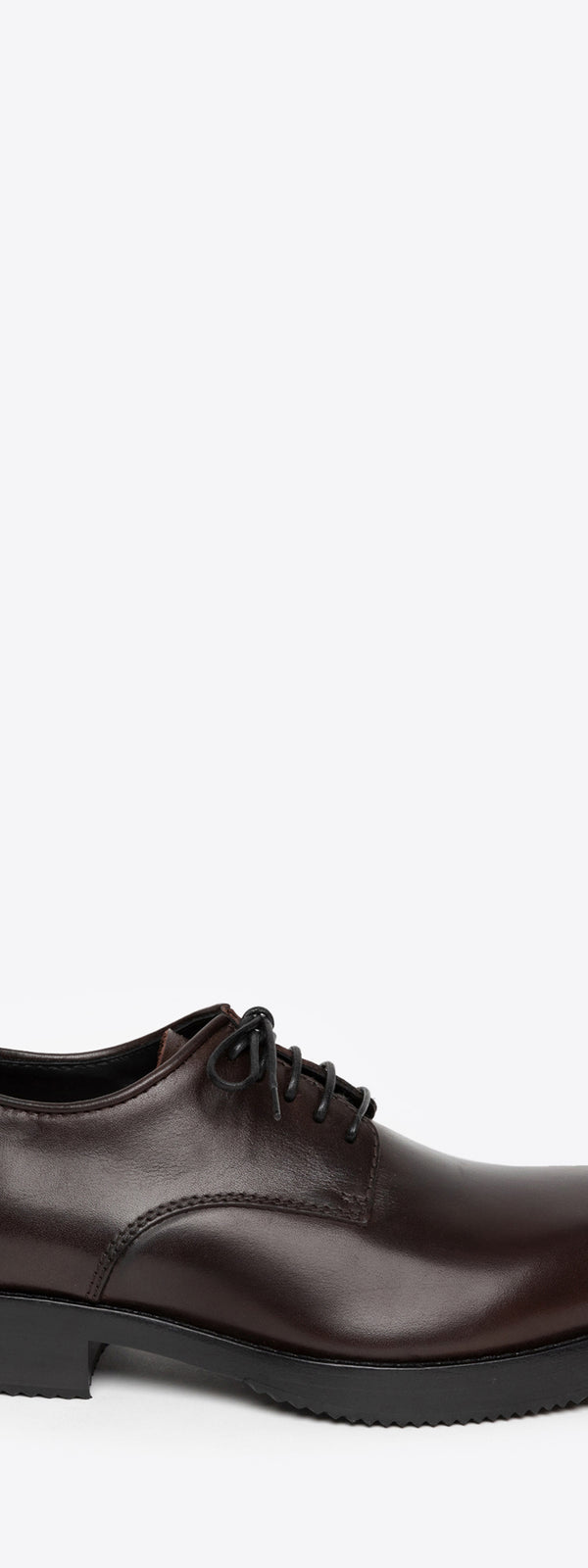 dries van noten Leather derby shoes BLACK